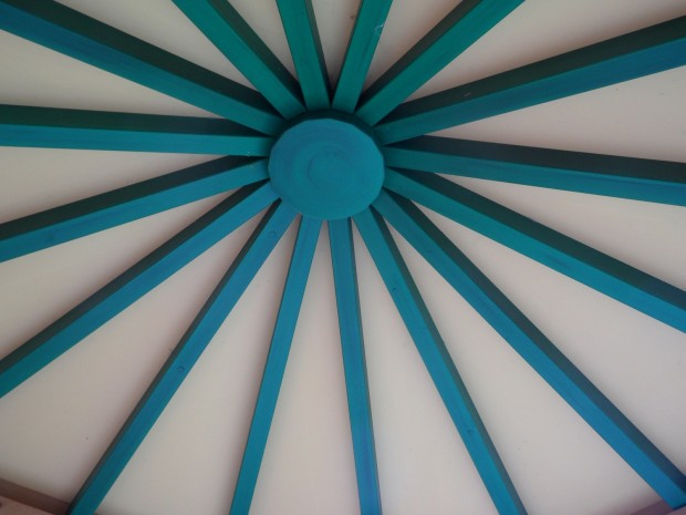 painted ceiling