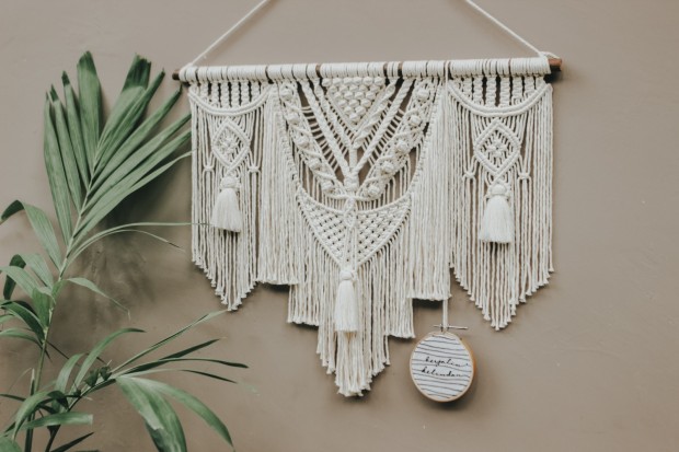 macrame wall decor