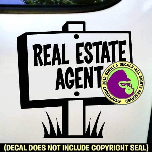 The Gorilla Farm Real Estate Agent Realtor Vinyl Decal