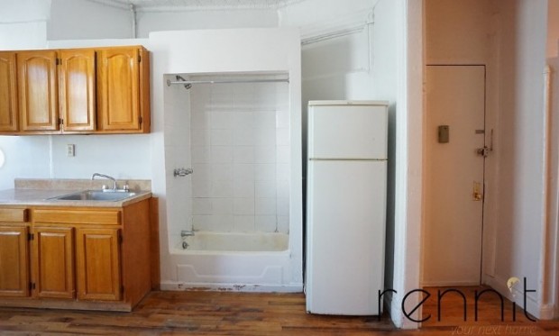NYC Apartment has a shower in the Kitchen, Costs $1,650 a Month