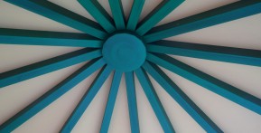 painted ceiling